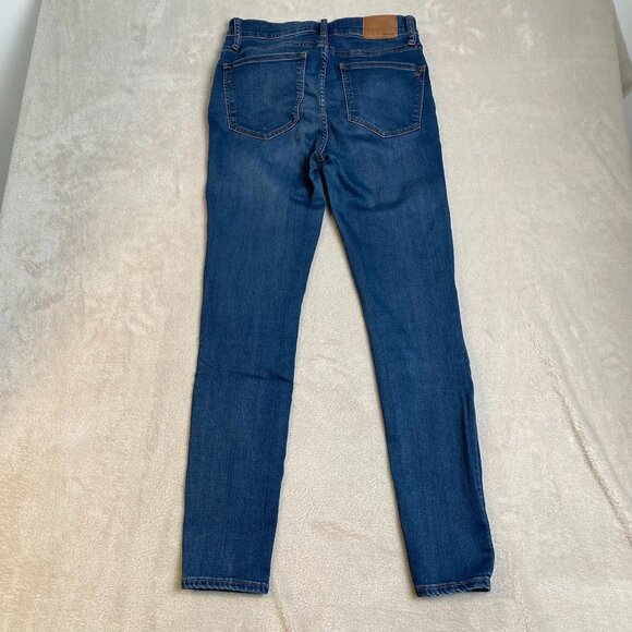 Madewell Roadtripper G1627 High‑Rise Skinny Jeans Dark Indigo Wash Women’s Size - Picture 13 of 14
